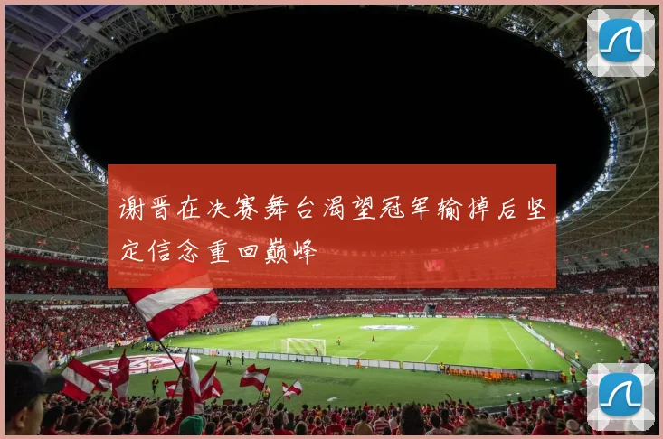 谢晋在决赛舞台渴望冠军输掉后坚定信念重回巅峰